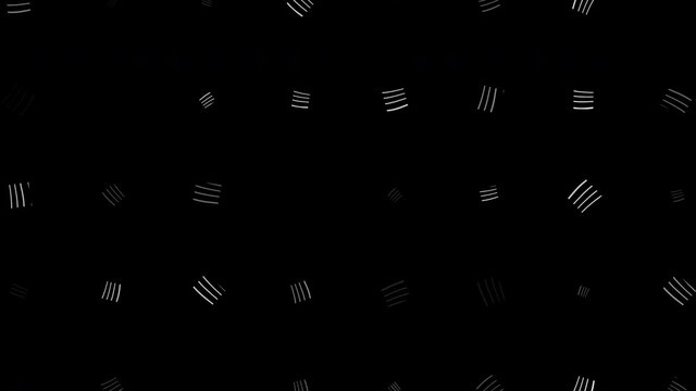 black and white patterns move background