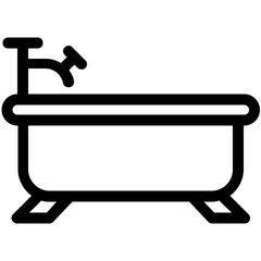 
Bathtub Vector Icon
