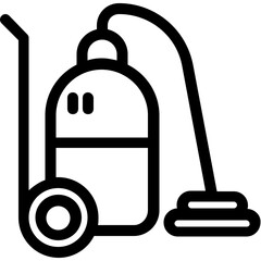 Obraz premium Vacuum Cleaner Vector Icon 