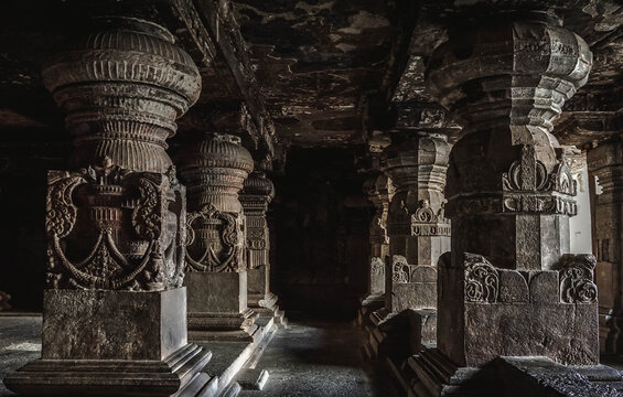 Mysterious and, one might even say, mystical Jain caves of Ellora