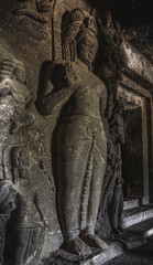 Naklejka na ściany i meble Ellora Cave Temples of India