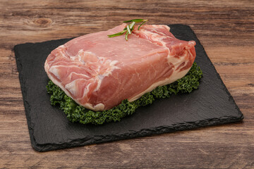 Pork meat piece for cooking