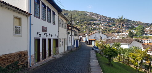 The city of Ouro Preto, MG, Brazil