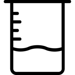 
Flask Vector Line Icon
