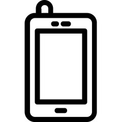 
Mobile Vector Line Icon
