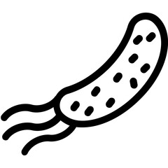 
Germs Vector Line Icon 

