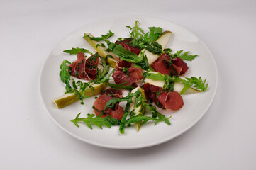 
Bresaola with pear