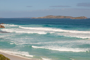 Firsties Beach in the Town of Esperance, Western Australia view from an Outlook Point