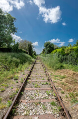 Obraz premium RAILWAY IN THE COUNTRYSIDE