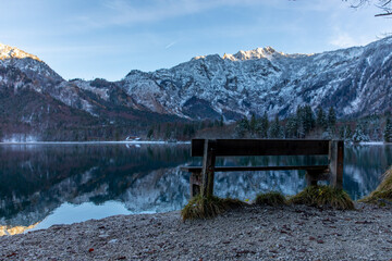 Offensee, Salzkammergut, Oberösterreich, Bergsee, Berge, Österreich, Tote Gebirge, Rinnerkogel