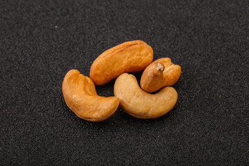 Natural organic Cashew nut heap