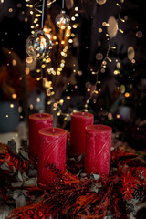 Christmas Decoration Advent Lights Bokeh