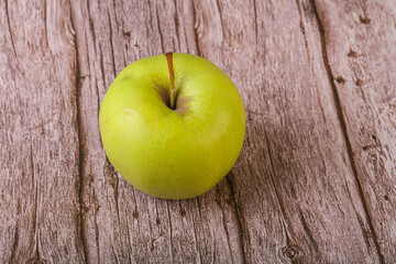 Ripe and sweet green apple