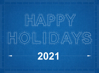 Happy Holidays 2021 Blueprint