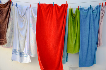 Colorful towels