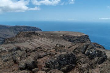 Hochebene auf La Gomera von oben