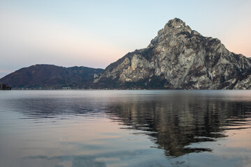 Traunstein, Traunsee, Salzkammergut, Oberösterreich, Österreich