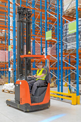 Forklift Driver in Warehouse