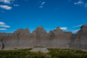 Grassy Field Below Hoodoos