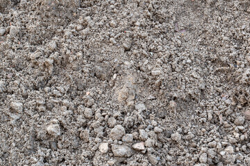 Area of excavated clay real texture