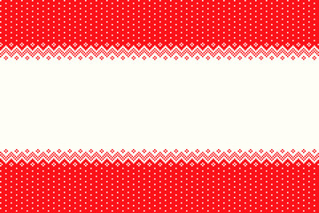 Christmas Holiday Seamless Pixel Pattern. Vector Seamless Background for the Greeting Text or Logo. - obrazy, fototapety, plakaty