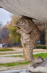 fish figures are made of ceramics