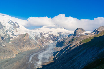 ponorama of grossglockner highest peak of Austria in europe.