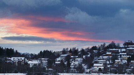 Sunset over Froson Island