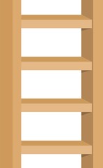 Vector illustration of emoticon of a ladder