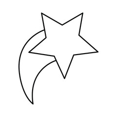 Christmas icon for star and decoration