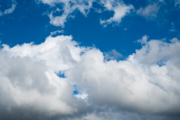 blue sky with clouds
