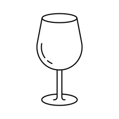 Christmas icon for glass and drink