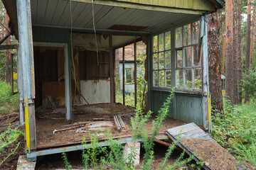 Young Pioneer camp Emerald in Chernobyl