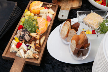 cheese on a plate