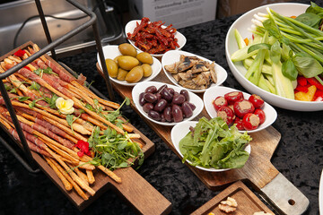 salad with vegetables