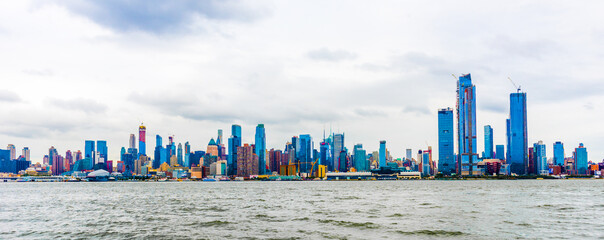 Manhattan panoramic skyline. New York City, USA.