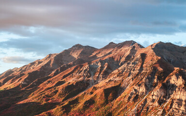 Sunset In The Mountains