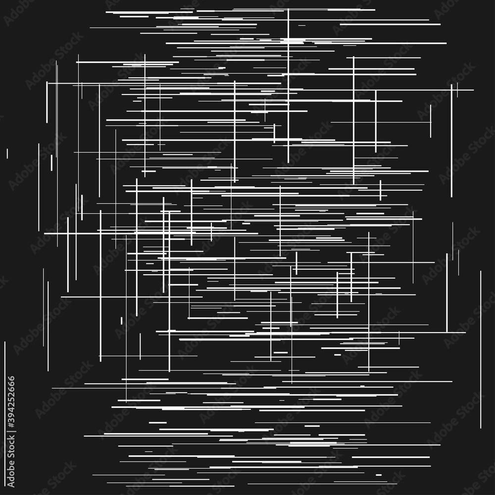 Poster irregular, random lines harsh texture. abrasion, sketch, sketchy scribble lines