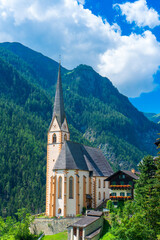 Fototapeta na wymiar Summer landscape of Heiligenblut village in Austria, Europe