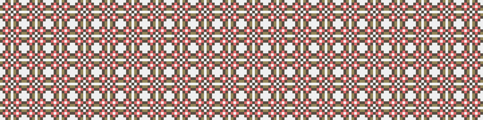 Abstract Cross Pattern Dots Logo generative computational art illustration