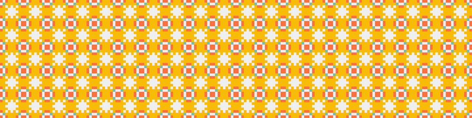 Abstract Cross Pattern Dots Logo generative computational art illustration