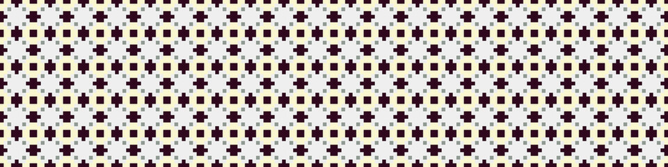 Abstract Cross Pattern Dots Logo generative computational art illustration