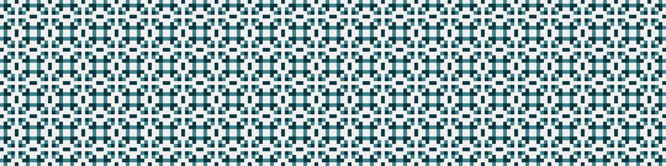 Fototapeta premium Abstract Cross Pattern Dots Logo generative computational art illustration