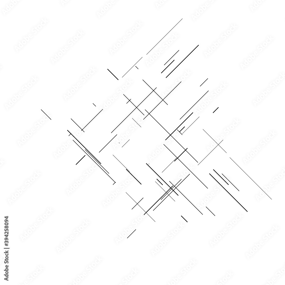 Poster irregular, random lines harsh texture. abrasion, sketch, sketchy scribble lines