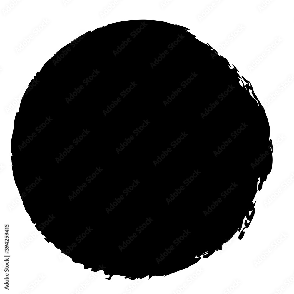 Aufkleber black inkblot, blot, blob shape. dye fleck, splatter design element. sketchy splodge, splatter, spla