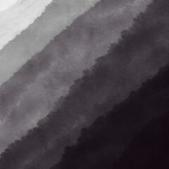 Fototapeta na wymiar Abstract watercolour hand drawdown background Striped black and grey