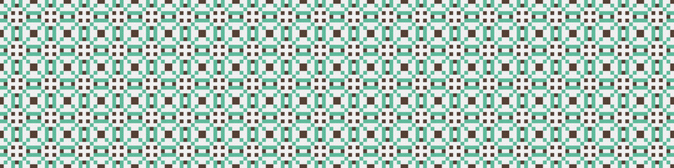 Abstract Cross Pattern Dots Logo generative computational art illustration