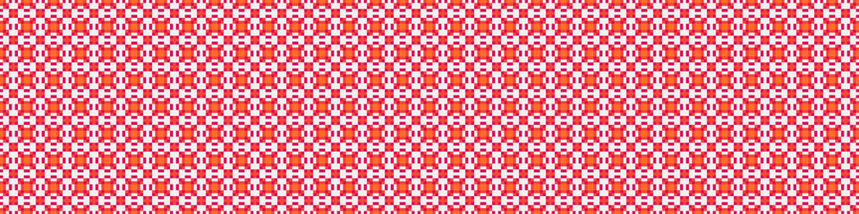 Fototapeta premium Abstract Cross Pattern Dots Logo generative computational art illustration