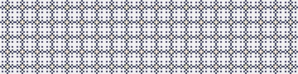 Fototapeta premium Abstract Cross Pattern Dots Logo generative computational art illustration