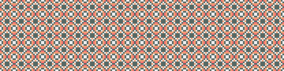 Abstract Cross Pattern Dots Logo generative computational art illustration